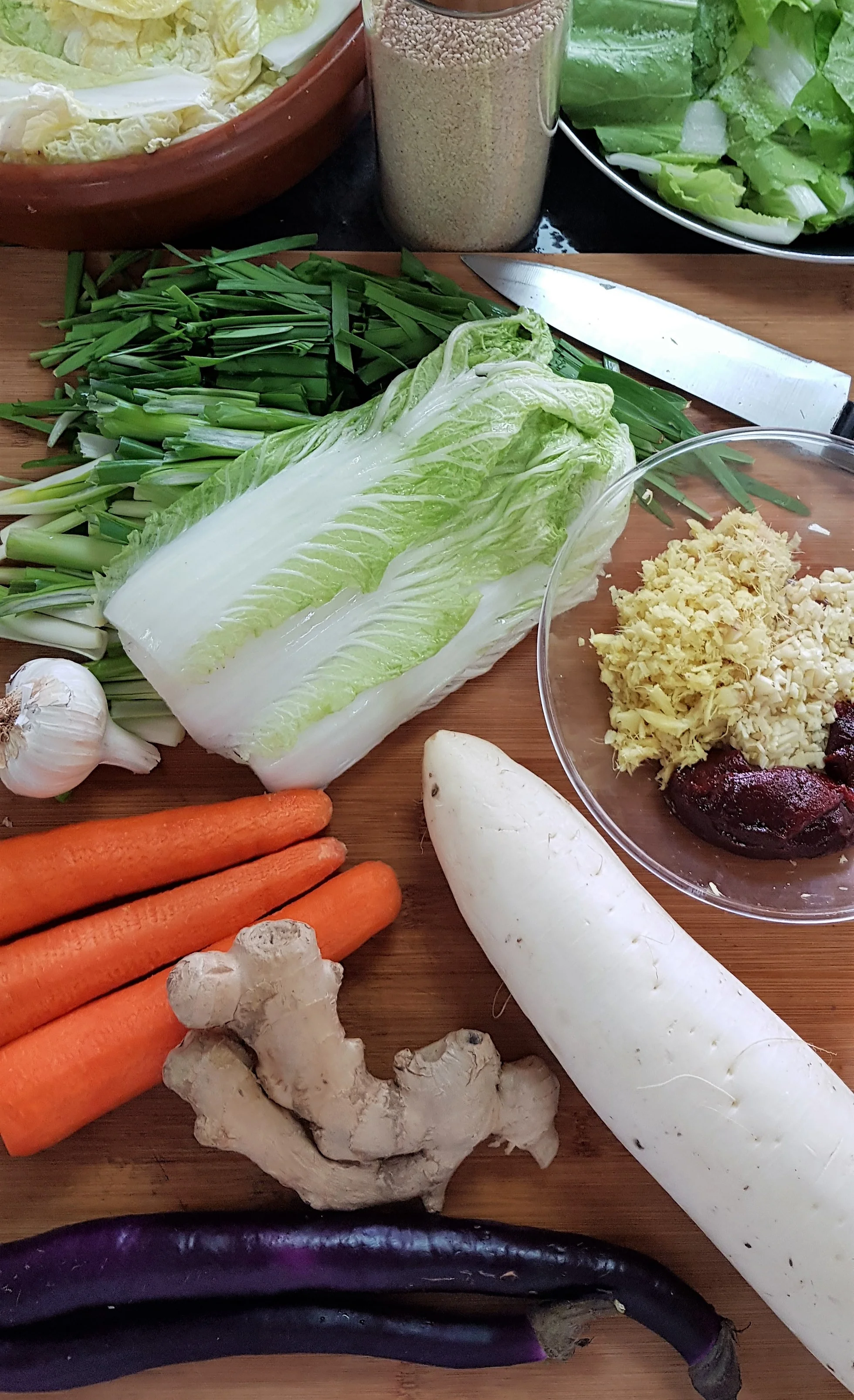 Kimchi y chucrut