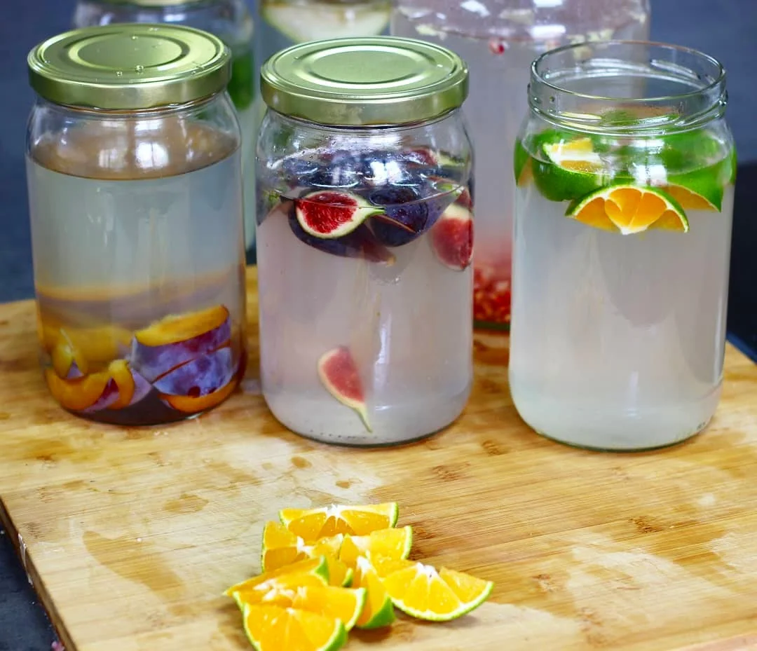 Kéfir de agua y de leche