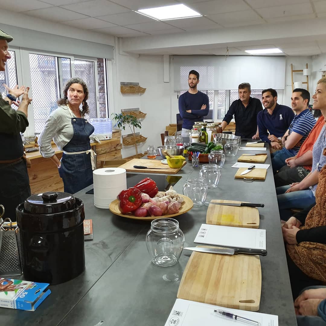 Grupo de asistentes al taller de fermentados de 2019